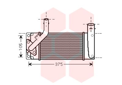 VAN WEZEL Интеркулер 53004475